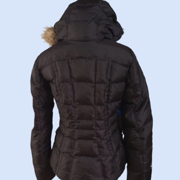 Eddie Bauer 75% Premium Goose Down Puffer w/Hood - Picture 3 of 5